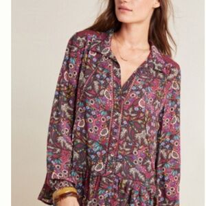 Anthropologie (Maeve Janie Peasant Blouse) sz 12